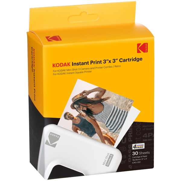 MD_103930 Carta per Mini Shot 3 Retro - 3.0X 3.0 - 30Pz - Kodak - immagine 1