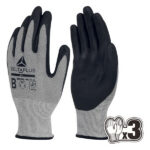 Guanti antitaglio Venicut B07 - maglia econocut - palmo in nitrile - taglia 10 - grigio - Deltaplus - pack 3 paia