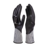 Guanti antitaglio Venicut B08 - maglia econocut - palmo in poliuretano - taglia 09 - grigio - Deltaplus - pack 3 paia