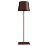 Lampada da tavolo 851 - ricaricabile - 8 x 30 cm - metallo - marrone - Palmina