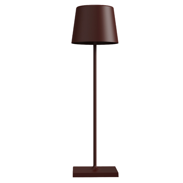 MD_103949 Lampada da tavolo 851 - ricaricabile - 8 x 30 cm - metallo - marrone - Palmina - immagine 1