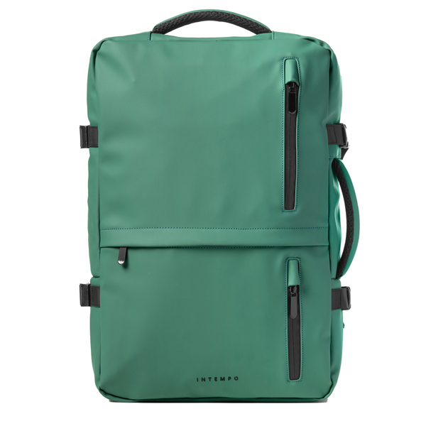 MD_103971 Zaino Travel Backpack Drop2Go - 30 x 15 x 45 cm - gomma - verde - In Tempo - immagine 1