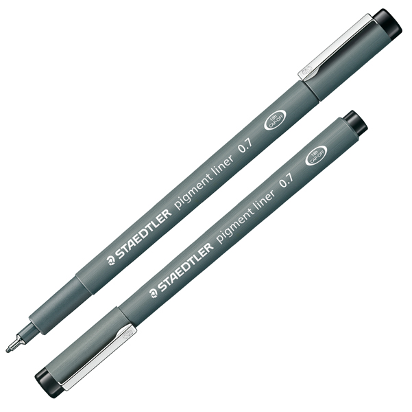 MD_25016 Pennarello Pigment Liner 308 - nero - 0,7 mm - Staedtler - immagine 1