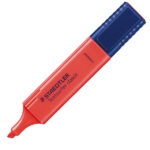 Evidenziatore Textsurfer Classic - punta a scalpello - tratto1 - 5 mm - rosso - Staedtler