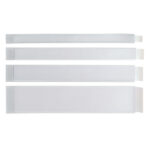 Portaetichette adesivo Ies L40 - 40 x 300 mm - grigio - Sei Rota - conf. 10 pezzi