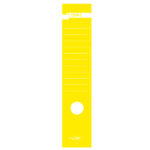 Copridorso CDR C - carta autoadesiva - 7 x 34,5 cm - giallo - Sei Rota - conf. 10 pezzi