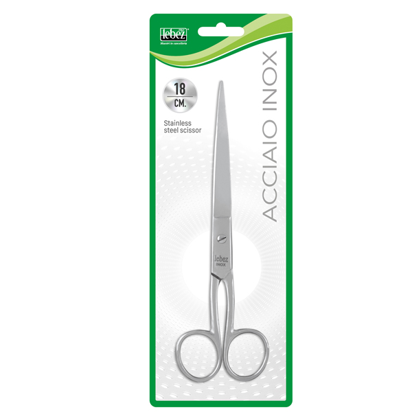 MD_25765 Forbice 059 - 18 cm - acciaio inox - Lebez - immagine 1