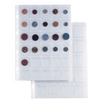 Buste forate Ercole - PVC liscio - 21 x 29,7 cm - porta monete - 30 tasche - Sei Rota - conf. 10 pezzi