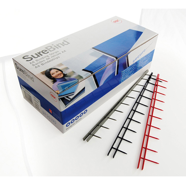 MD_26888 Pettini Surebind - 10 denti - 50 mm - blu - GBC - conf. 100 pezzi - immagine 1