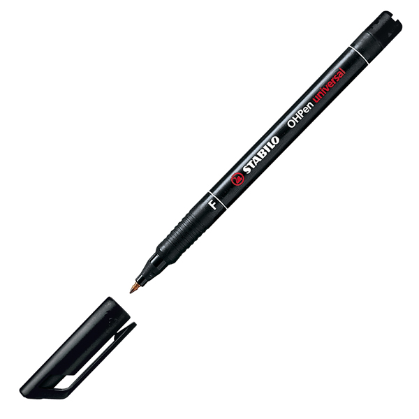 MD_27711 Pennarello OHPen universal permanente 842 - punta fine 0,7 mm - nero - Stabilo - immagine 1