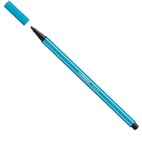 MD_27734 Pennarello Pen 68 - blu chiaro 31 - Stabilo - immagine 1
