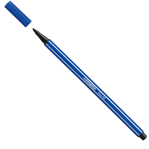 MD_27735 Pennarello Pen 68 - blu oltremare 32 - Stabilo - immagine 1