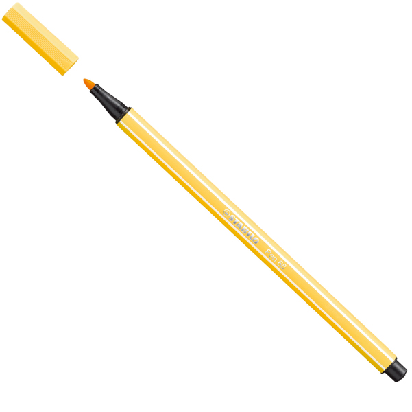 MD_27738 Pennarello Pen 68 - giallo 44 - Stabilo - immagine 1