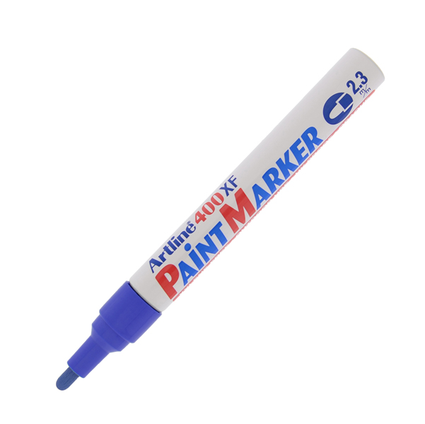MD_27809 Marcatore permanente A 400 - a vernice - punta tonda - 2,3 mm - blu - Artline - immagine 1