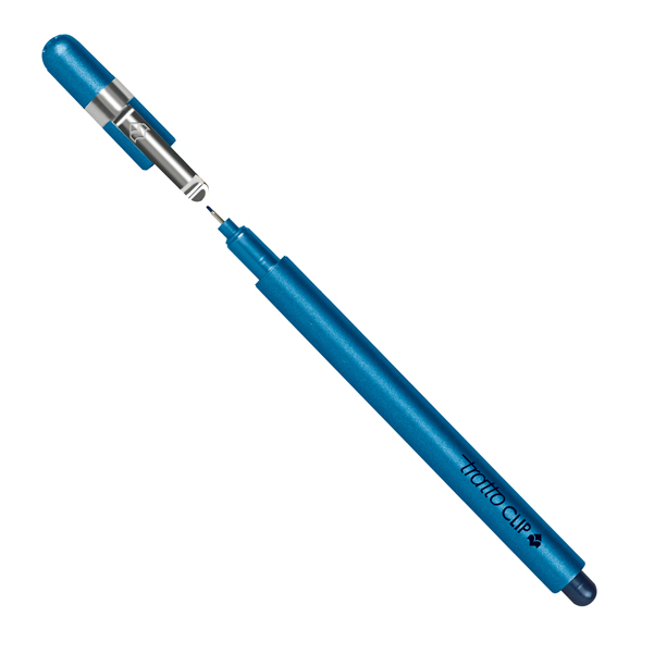 MD_28179 Pennarello Tratto Clip - tratto 0,3 mm - blu - Tratto - immagine 1