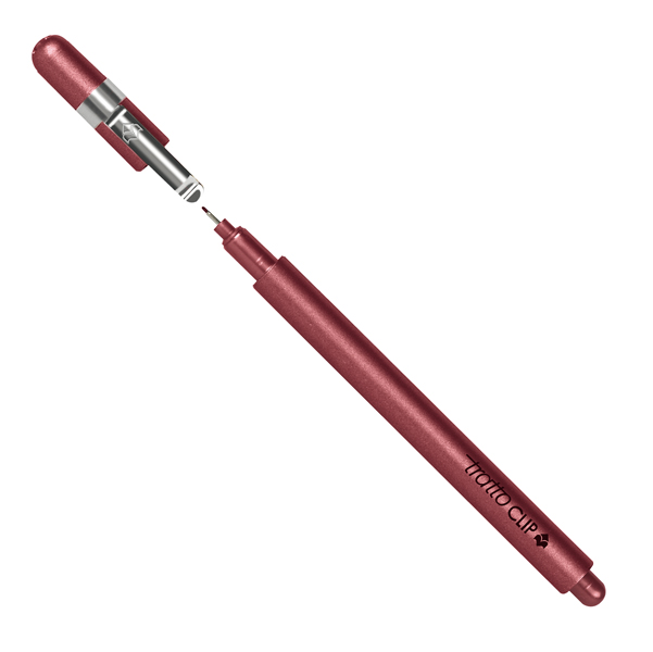 MD_28180 Pennarello Tratto clip - tratto 0,3 mm - rosso - Tratto - immagine 1