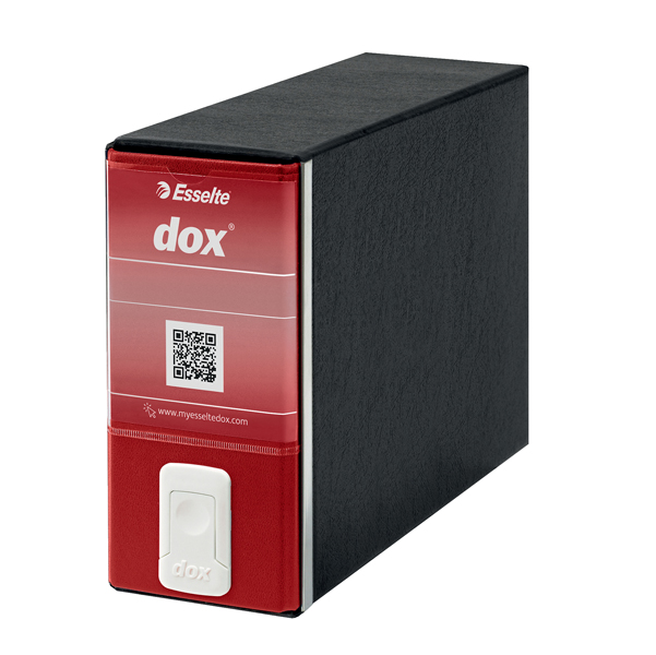 MD_28998 Registratore Dox 3 - dorso 8 cm - memorandum 23 x 18 cm - rosso - Esselte Dox - immagine 1