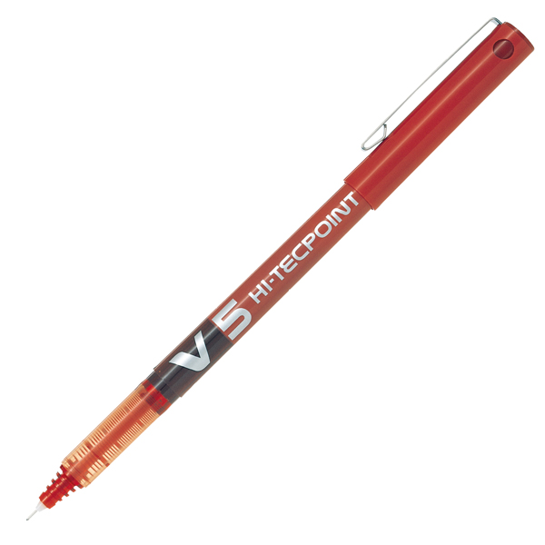 MD_29235 Roller Hi Tecpoint V5 - punta 0,5 mm - rosso - Pilot - immagine 1