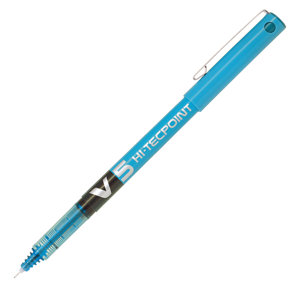 MD_29236 Roller Hi Tecpoint V5 - punta 0,5 mm - azzurro - Pilot - immagine 1
