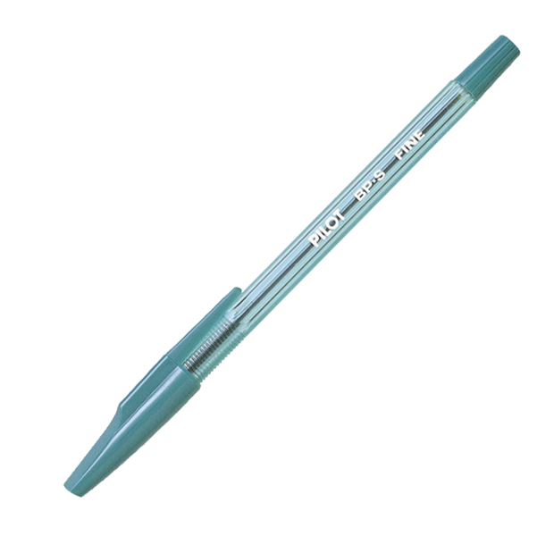 MD_29302 Penna a sfera con cappuccio BP S - punta fine 0,7 mm - verde - Pilot - immagine 1