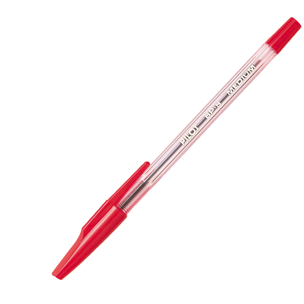 MD_29305 Penna a sfera con cappuccio BP S - punta media 1 mm - rosso - Pilot - immagine 1