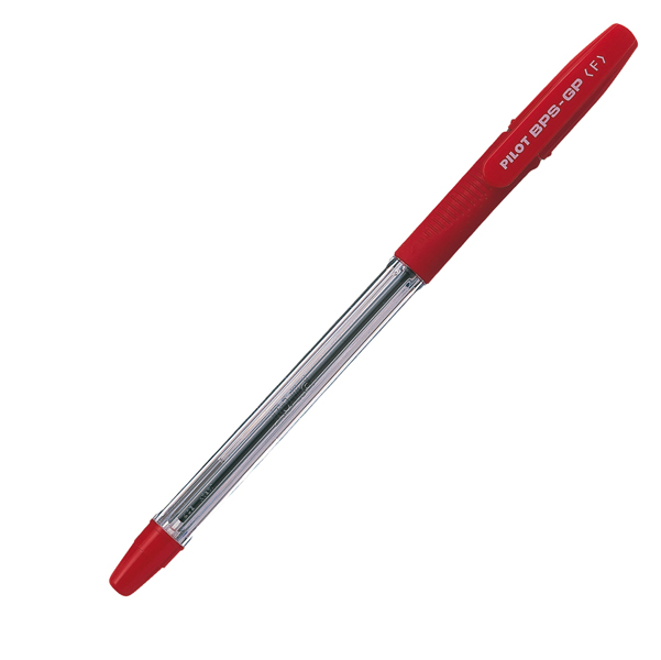 MD_29313 Penna a sfera BPS GP - punta fine 0,7 mm - rosso - Pilot - immagine 1