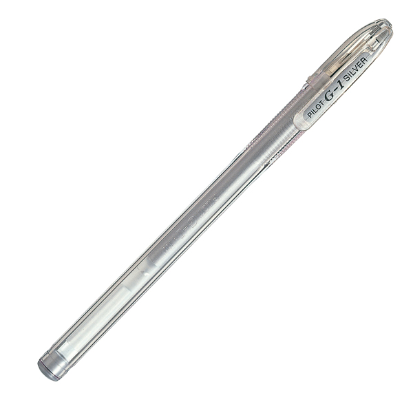 MD_29378 Penna a sfera gel G 1 - punta 0.7 mm - silver - Pilot - immagine 1