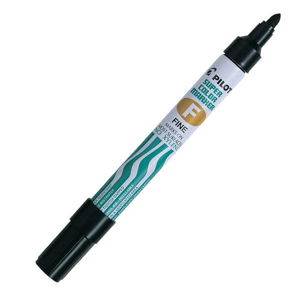 MD_29441 Marcatore Super Color - permanente - punta fine 4 mm - nero - Pilot - immagine 1