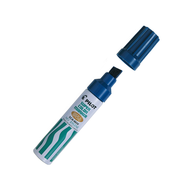 MD_29452 Marcatore Super Color - permanente punta maxi 12,5 mm - blu - Pilot - immagine 1