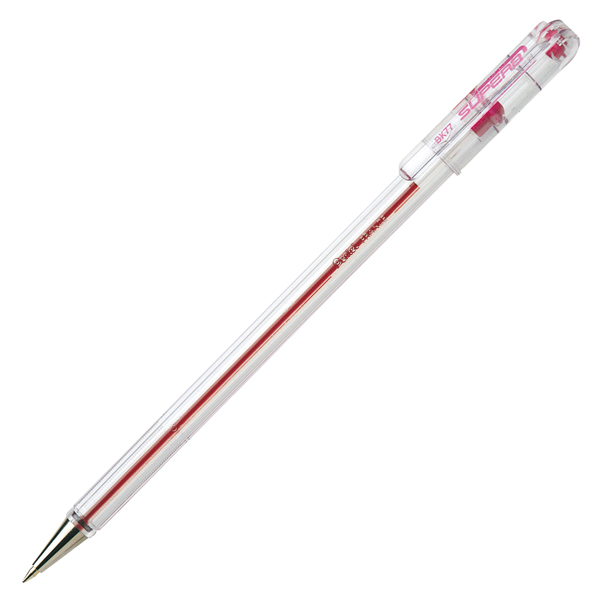 MD_29837 Penna a sfera con cappuccio Superb BK77 - punta 0,7 mm - rosso - Pentel - immagine 1