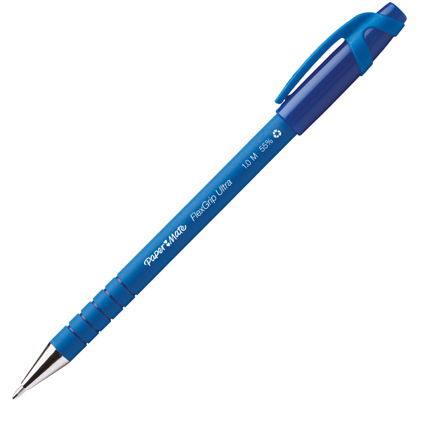 MD_30056 Penna a sfera con cappuccio Flexgrip Ultra - punta 1,0mm - blu - Papermate - immagine 1