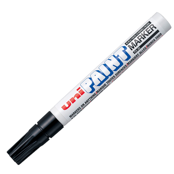 MD_30356 Marcatore Uni Paint PX20 - punta 2,8mm - nero - Uni Mitsubishi - immagine 1