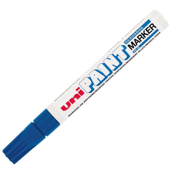 MD_30357 Marcatore Uni Paint PX20 - punta 2,8mm - blu - Uni Mitsubishi - immagine 1