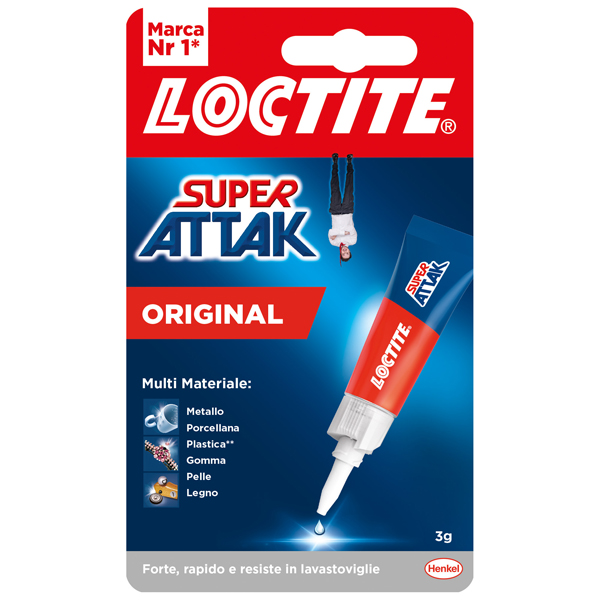 MD_30427 Colla Super Attak Original - 3 gr - trasparente - Loctite - immagine 1