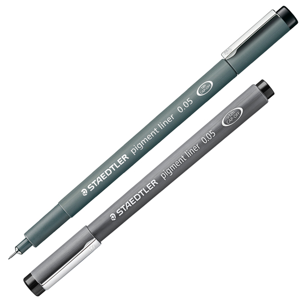 MD_31799 Pennarello Pigment Liner 308 - nero - 0,05mm - Staedtler - immagine 1