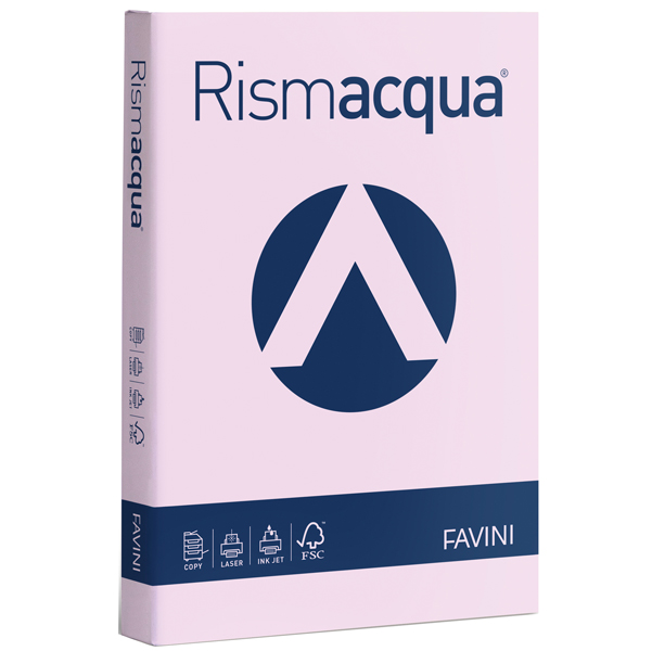 MD_32794 Carta Rismacqua - A4 - 200 gr - lilla 06 - Favini - conf. 125 fogli - immagine 1