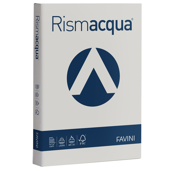 MD_32797 Carta Rismacqua - A4 - 200 gr - ghiaccio 12 - Favini - conf. 125 fogli - immagine 1