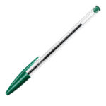 Penna a sfera Cristal - punta media 1,0mm - verde - Bic - conf. 50 pezzi