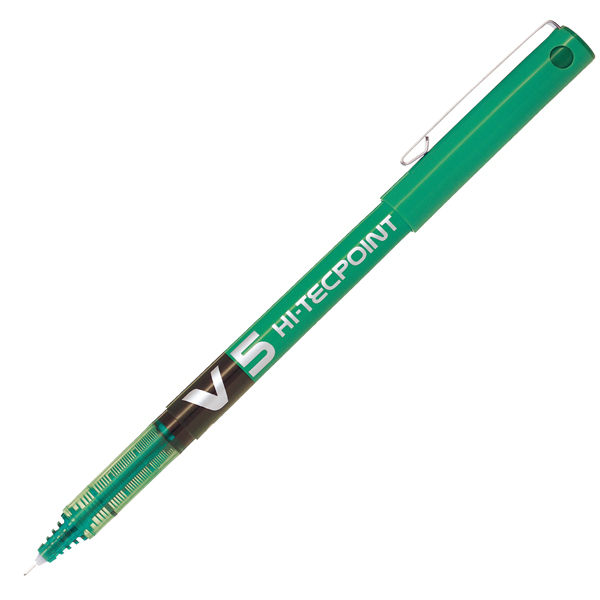 MD_34537 Roller Hi Tecpoint V5 - punta 0,5mm - verde - Pilot - immagine 1