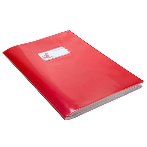 MD_34851 Coprimaxi Gold - 21 x 30 cm - PVC - 300 mic - c/alette - laccato - rosso - Colorosa - immagine 1
