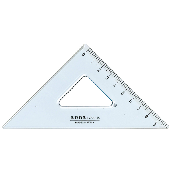 MD_34860 Squadra Uni - 45gradi - 15cm - Arda - immagine 1