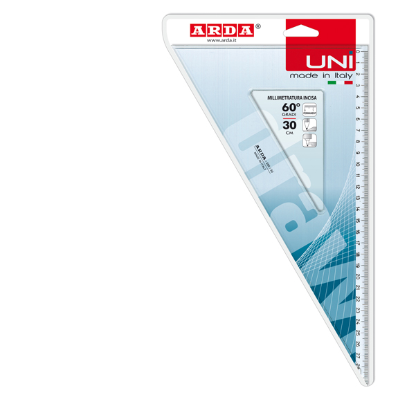 MD_34863 Squadra Uni - 60gradi - 30cm - Arda - immagine 1