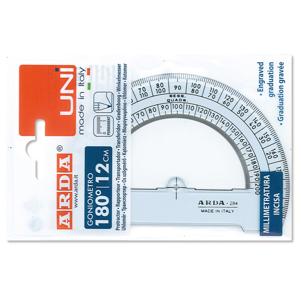 MD_34871 Goniometro Uni - 180gradi - 12cm - Arda - immagine 1