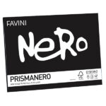 Album Prismanero - 24 x 33 cm - 10 fogli - 128gr - monoruvido - Favini