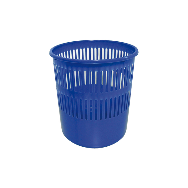 MD_35344 Cestino gettacarte - traforato - 12 L - blu - Arda - immagine 1