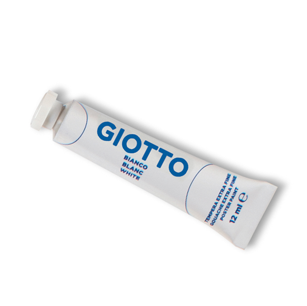 MD_36113 Tempera Tubo 4 - 12ml - bianco - Giotto - immagine 1