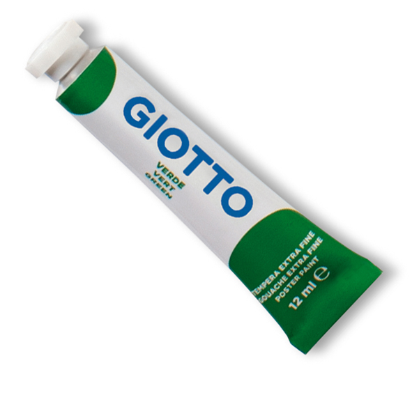 MD_36124 Tempera Tubo 4 - 12ml - verde - Giotto - immagine 1