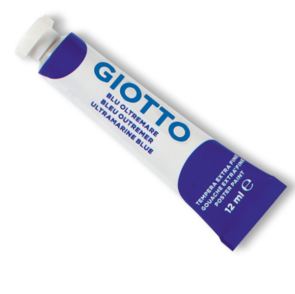 MD_36129 Tempera Tubo 4 - 12ml - blu oltremare - Giotto - immagine 1