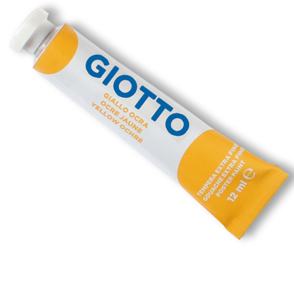 MD_36133 Tempera Tubo 4 - 12ml - giallo ocra - Giotto - immagine 1