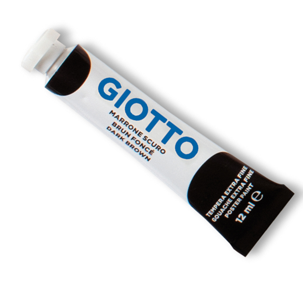 MD_36135 Tempera Tubo 4 - 12ml - marrone - Giotto - immagine 1